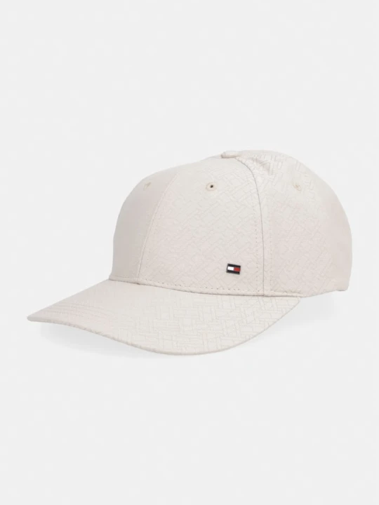 Zdjęcie produktu Tommy Hilfiger baseball cap męska bawełniana beżowy
