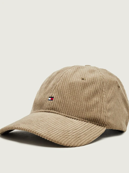 Zdjęcie produktu Tommy Hilfiger Bejsbolówka Cord 6 | sztruks beżowy