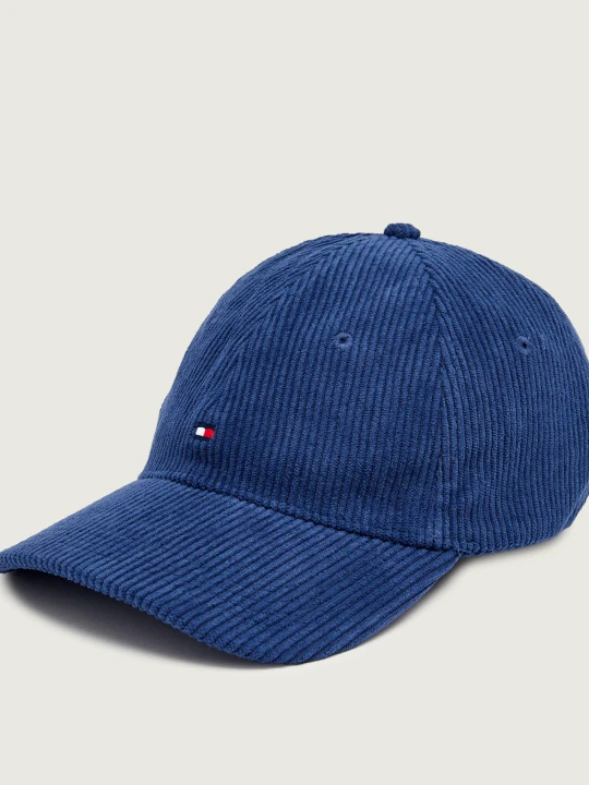Zdjęcie produktu Tommy Hilfiger Bejsbolówka Cord 6 | sztruks granatowy