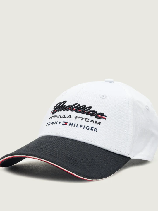 Zdjęcie produktu Tommy Hilfiger Bejsbolówka SCRIPT | Tommy Hilfiger X Cadillac Formula 1 Team biały