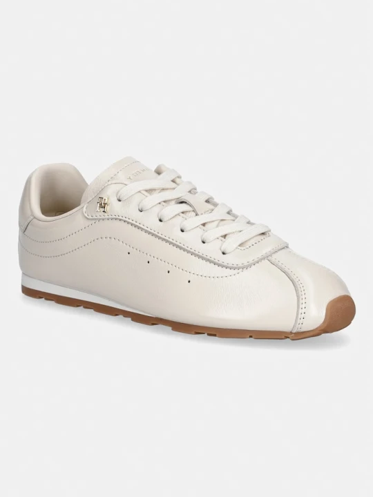 Zdjęcie produktu Tommy Hilfiger BELLA SNEAKER LEATHER sneakersy damskie skórzane beżowy
