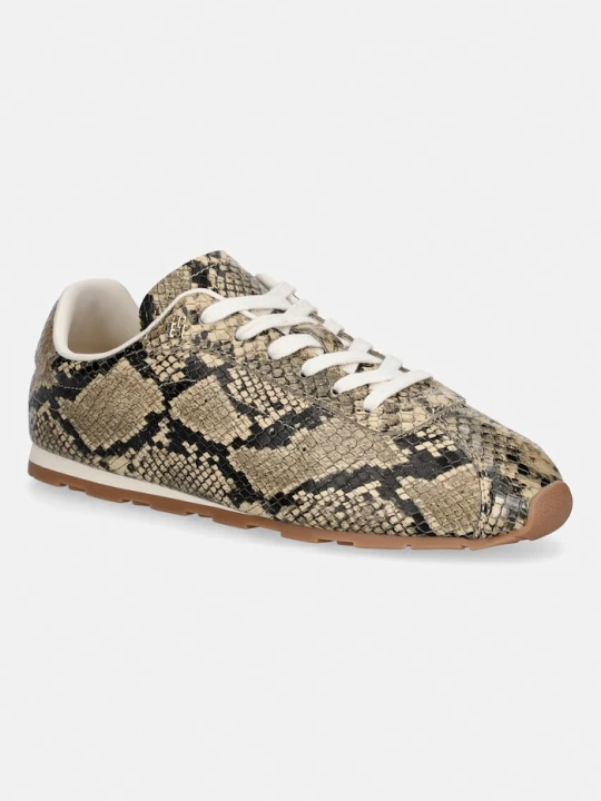 Zdjęcie produktu Tommy Hilfiger BELLA SNEAKER SNAKE sneakersy damskie skórzane beżowy