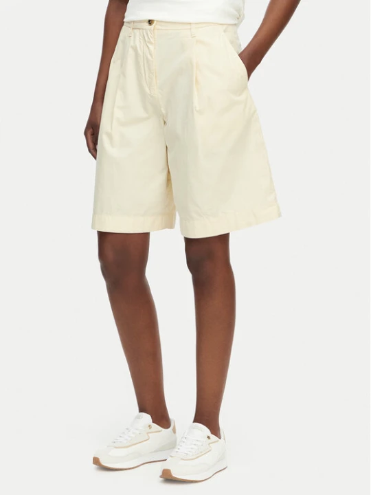Zdjęcie produktu Tommy Hilfiger Bermudy WW0WW49595 Beżowy jasny Relaxed Fit