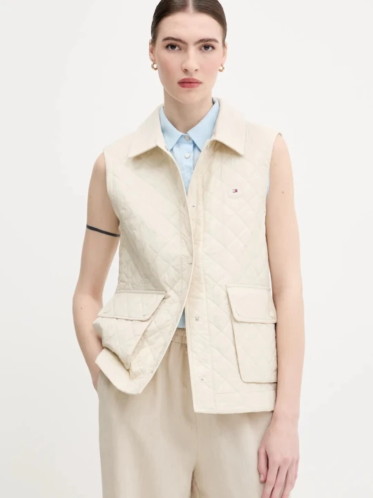 Zdjęcie produktu Tommy Hilfiger bezrękawnik beżowy