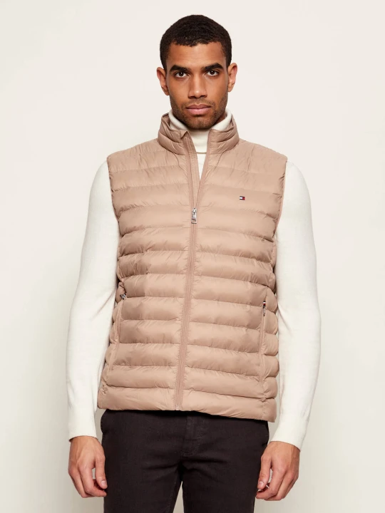 Zdjęcie produktu Tommy Hilfiger Bezrękawnik | Regular Fit beżowy