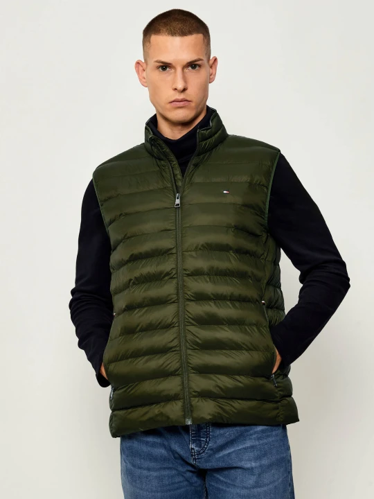 Zdjęcie produktu Tommy Hilfiger Bezrękawnik | Regular Fit oliwkowy