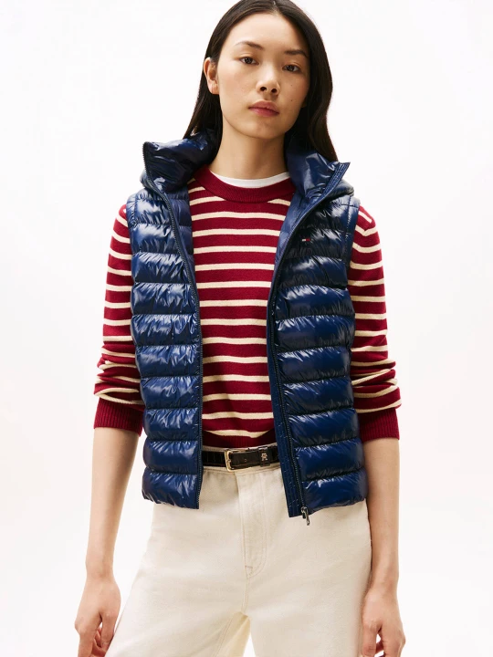 Zdjęcie produktu Tommy Hilfiger Bezrękawnik | Slim Fit granatowy