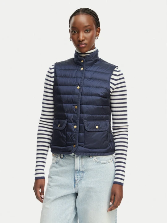 Zdjęcie produktu Tommy Hilfiger Bezrękawnik WW0WW49661 Granatowy Slim Fit