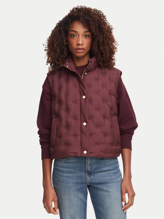 Zdjęcie produktu Tommy Hilfiger Bezrękawnik WW0WW49860 Bordowy Regular Fit
