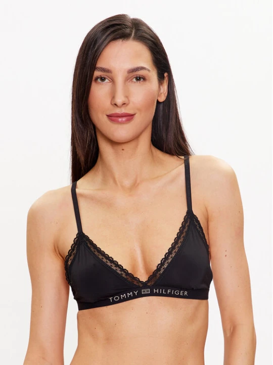 Zdjęcie produktu Tommy Hilfiger Biustonosz braletka UW0UW04242 Czarny