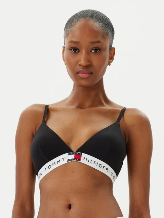 Zdjęcie produktu Tommy Hilfiger Biustonosz braletka UW0UW06040 Czarny