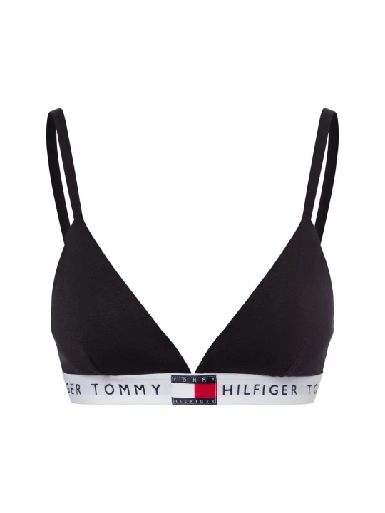 Zdjęcie produktu Tommy Hilfiger Biustonosz na fiszbinach - Triangle Kobiety Bawełna czarny