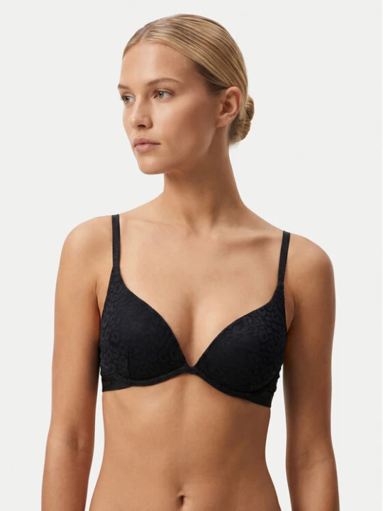 Zdjęcie produktu Tommy Hilfiger Biustonosz push-up UW0UW06347 Czarny