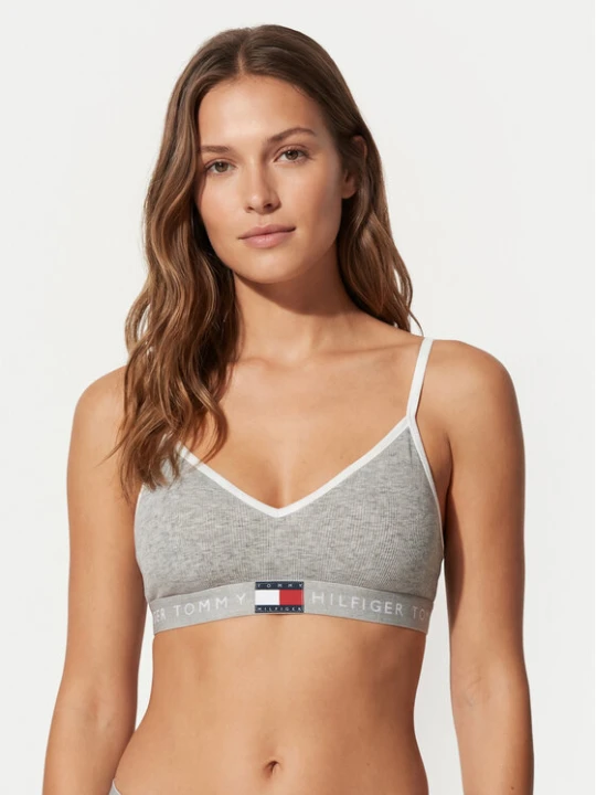 Zdjęcie produktu Tommy Hilfiger Biustonosz top UW0UW06272 Szary jasny