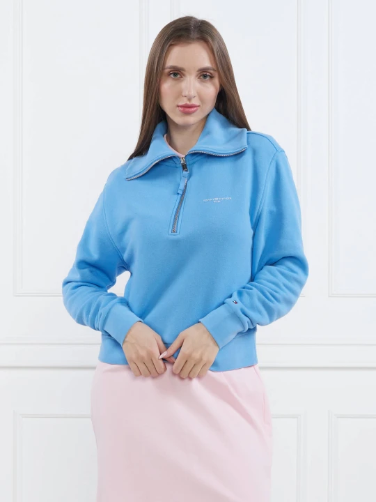 Zdjęcie produktu Tommy Hilfiger Bluza 1985 REG MINI CORP LOGO 1/2ZIP | Regular Fit niebieski