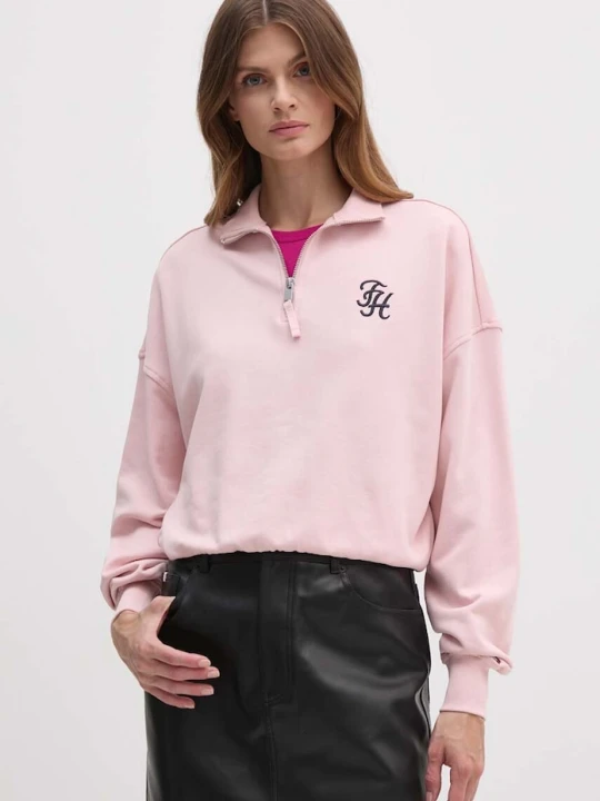 Zdjęcie produktu Tommy Hilfiger bluza bawełniana różowy