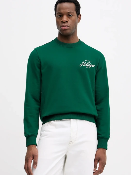 Zdjęcie produktu Tommy Hilfiger bluza bawełniana zielony