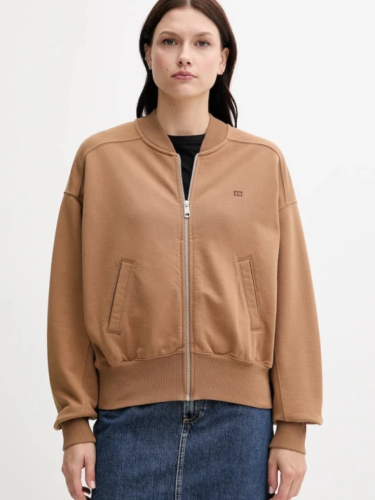 Zdjęcie produktu Tommy Hilfiger bluza bawełniana brązowy