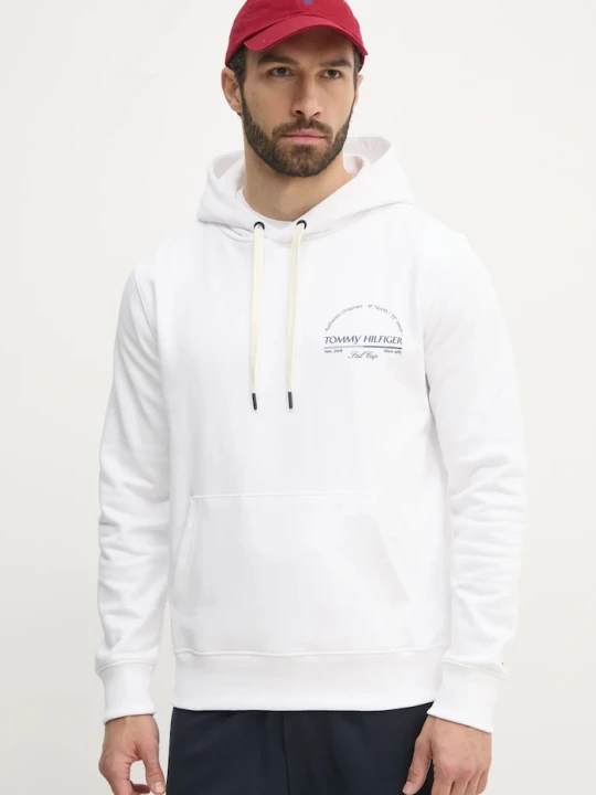 Zdjęcie produktu Tommy Hilfiger bluza bawełniana biały