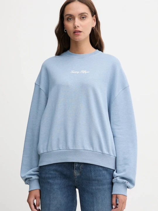 Zdjęcie produktu Tommy Hilfiger bluza bawełniana niebieski