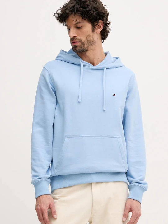Zdjęcie produktu Tommy Hilfiger bluza z kapturem męska bawełniana niebieski