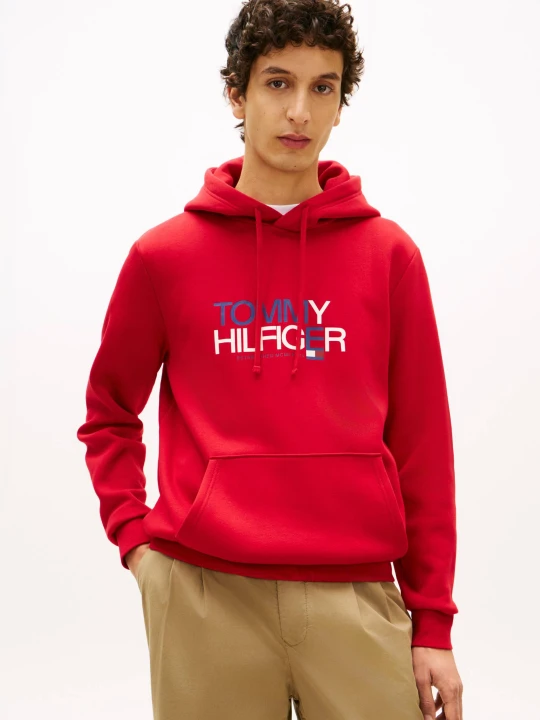 Zdjęcie produktu Tommy Hilfiger Bluza BRAND LOVE | Regular Fit czerwony