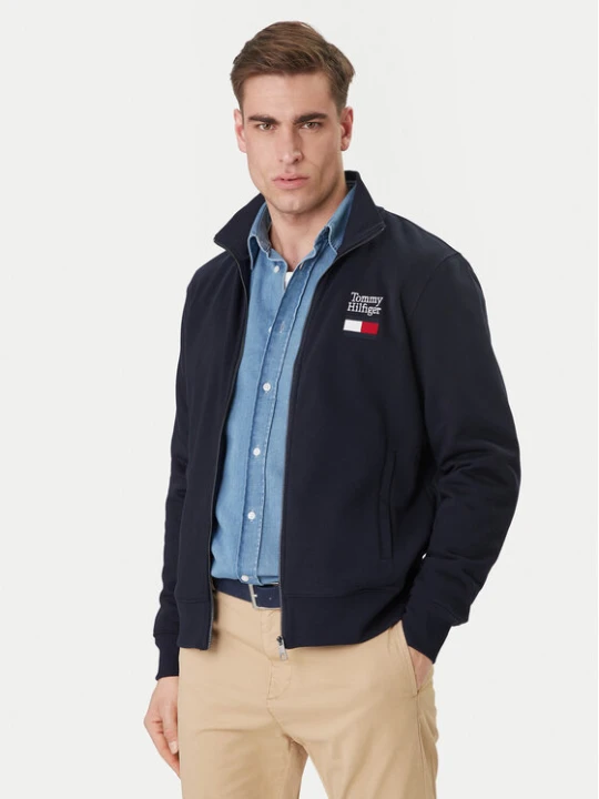 Zdjęcie produktu Tommy Hilfiger Bluza Embro MW0MW42466 Granatowy Regular Fit