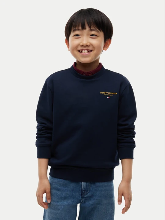 Zdjęcie produktu Tommy Hilfiger Bluza Essential KB0KB10766 Granatowy Regular Fit