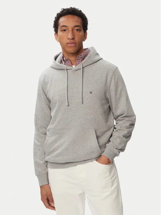 Zdjęcie produktu Tommy Hilfiger Bluza Essential Terry MW0MW37235 Szary jasny Regular Fit