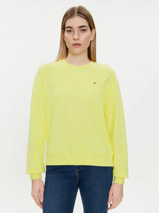 Zdjęcie produktu Tommy Hilfiger Bluza Flag WW0WW41246 Żółty Regular Fit