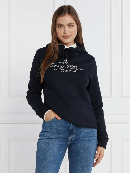 Zdjęcie produktu Tommy Hilfiger Bluza HILFIGER SCRIPT DW5 | Regular Fit granatowy