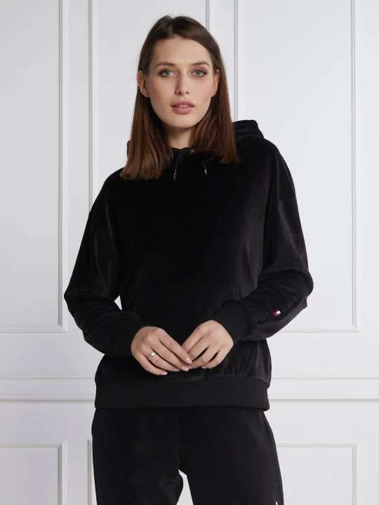 Zdjęcie produktu Tommy Hilfiger Bluza HWK VELOUR | Regular Fit czarny