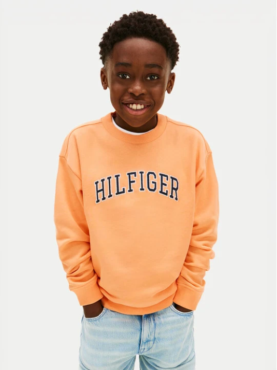 Zdjęcie produktu Tommy Hilfiger Bluza KB0KB10404 Pomarańczowy Regular Fit
