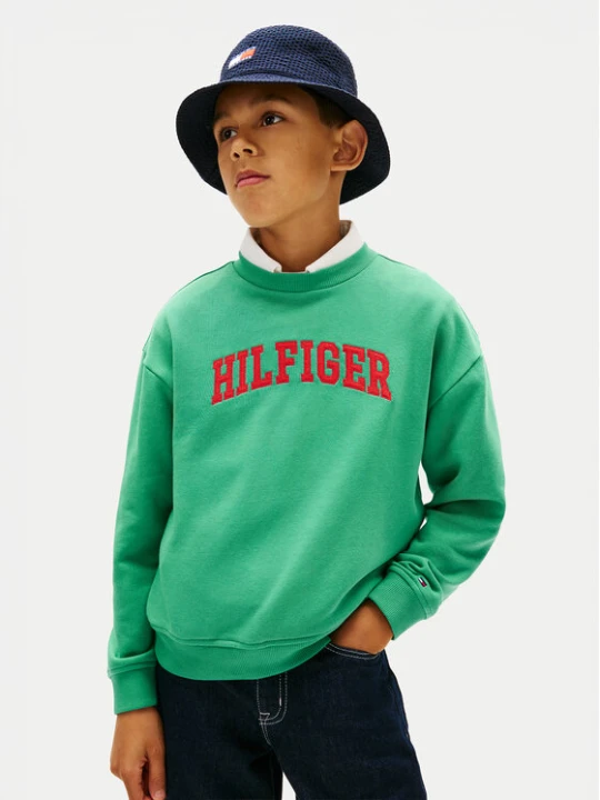 Zdjęcie produktu Tommy Hilfiger Bluza KB0KB10404 Zielony Regular Fit