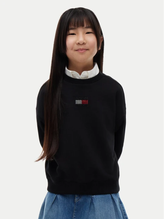 Zdjęcie produktu Tommy Hilfiger Bluza KG0KG09490 Czarny Regular Fit