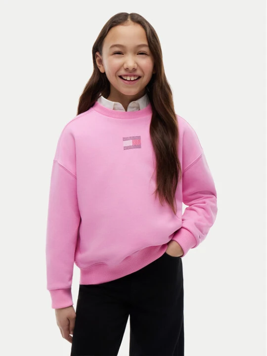 Zdjęcie produktu Tommy Hilfiger Bluza KG0KG09490 Różowy Regular Fit