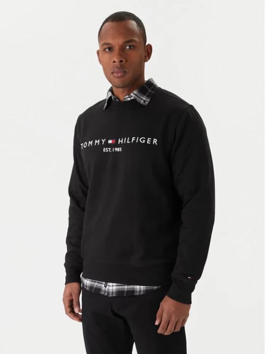 Zdjęcie produktu Tommy Hilfiger Bluza Logo MW0MW11596 Czarny Regular Fit