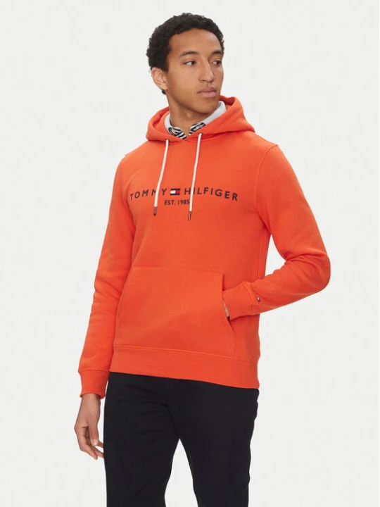 Zdjęcie produktu Tommy Hilfiger Bluza Logo MW0MW11599 Pomarańczowy Regular Fit