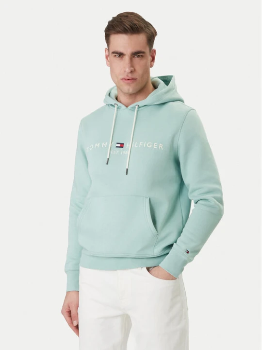 Zdjęcie produktu Tommy Hilfiger Bluza Logo MW0MW11599 Zielony Regular Fit