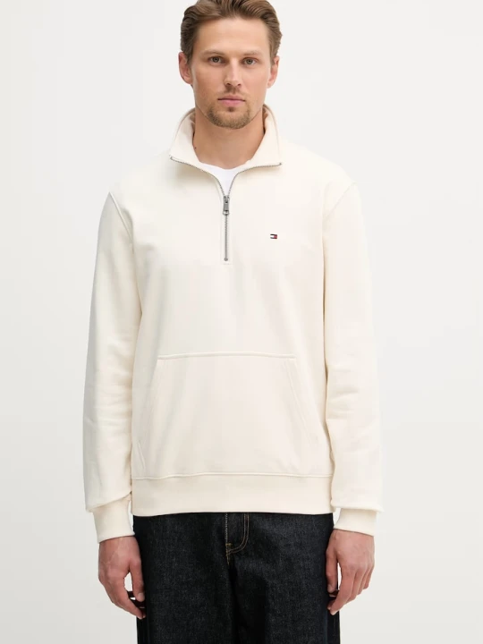 Zdjęcie produktu Tommy Hilfiger bluza męska bawełniana beżowy