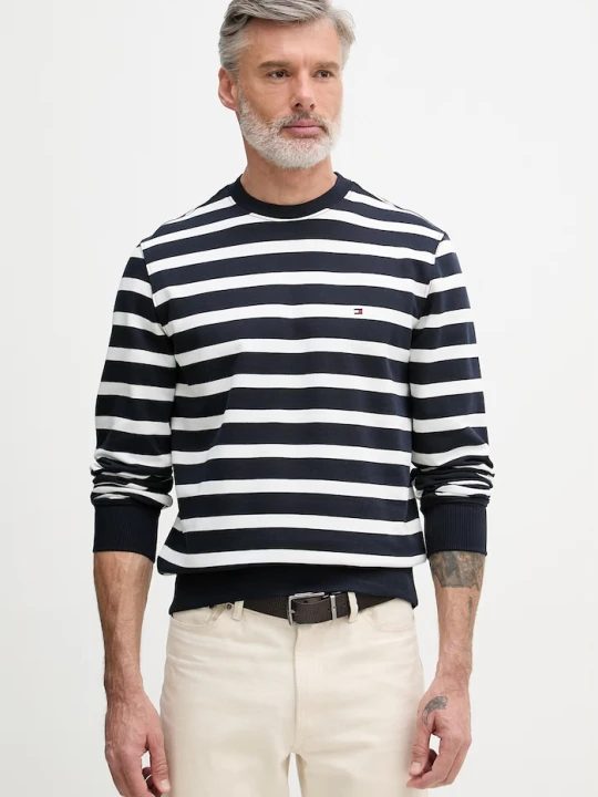 Zdjęcie produktu Tommy Hilfiger bluza męska bawełniana granatowy
