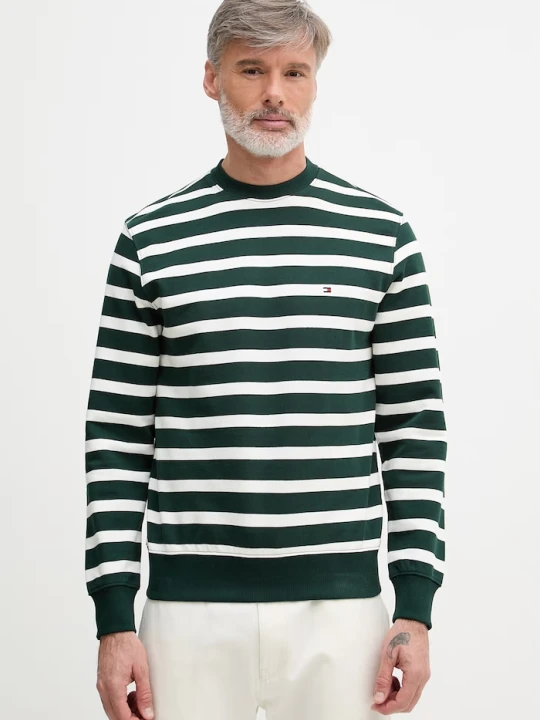 Zdjęcie produktu Tommy Hilfiger bluza męska bawełniana zielony