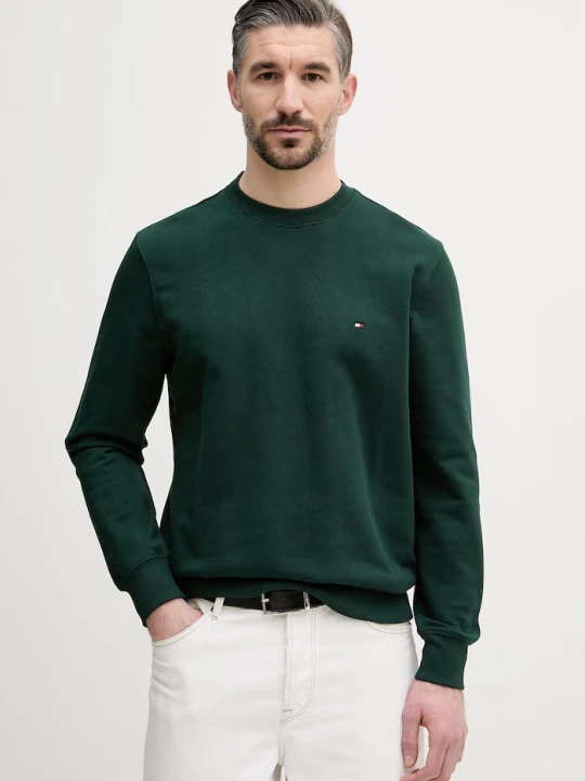 Zdjęcie produktu Tommy Hilfiger bluza męska bawełniana zielony