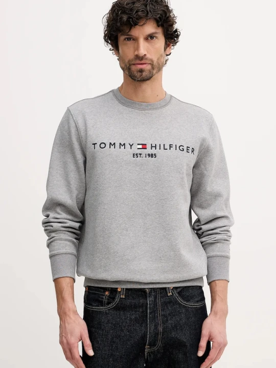 Zdjęcie produktu Tommy Hilfiger bluza męska z bawełną szary