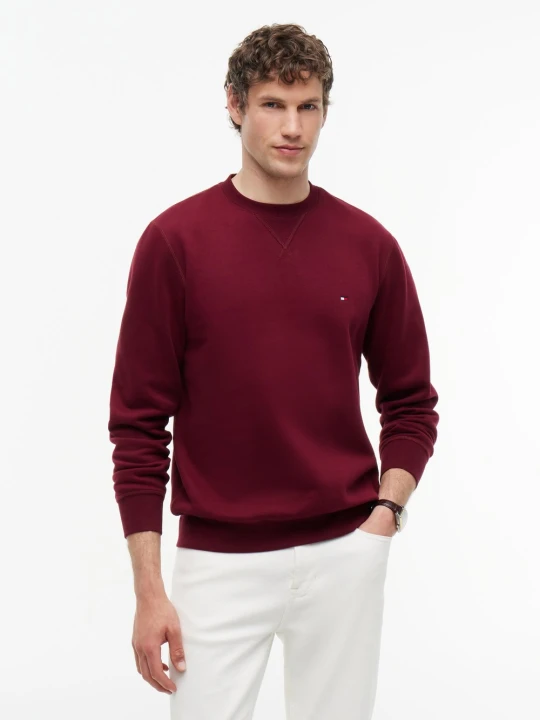 Zdjęcie produktu Tommy Hilfiger Bluza Mężczyźni Materiał dresowy czerwony