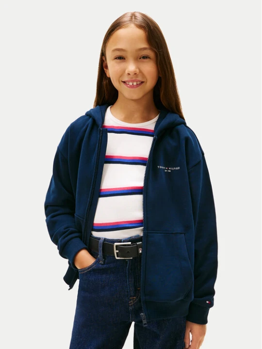 Zdjęcie produktu Tommy Hilfiger Bluza Mini Corp KS0KS00726 Granatowy Regular Fit