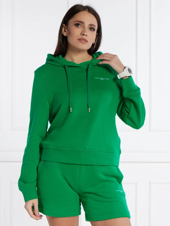 Zdjęcie produktu Tommy Hilfiger Bluza MINI CORP LOGO | Relaxed fit zielony