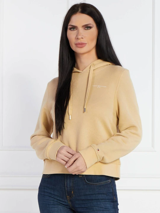 Zdjęcie produktu Tommy Hilfiger Bluza MINI CORP LOGO | Relaxed fit beżowy