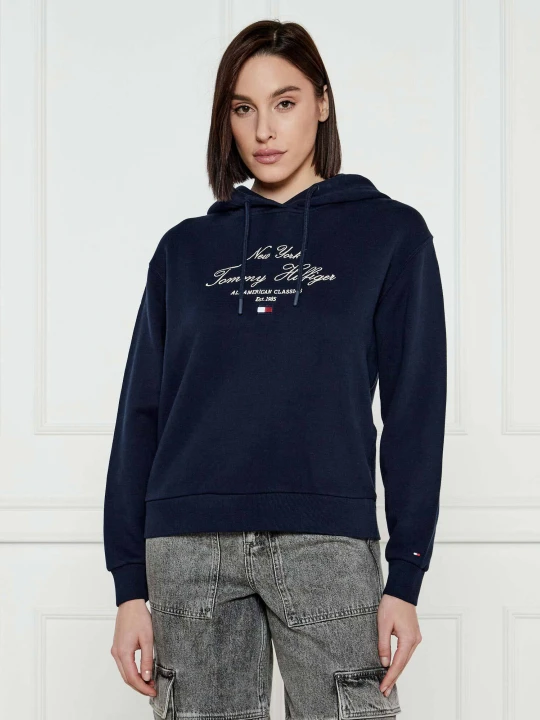 Zdjęcie produktu Tommy Hilfiger Bluza Modern Script Graphic | Regular Fit granatowy