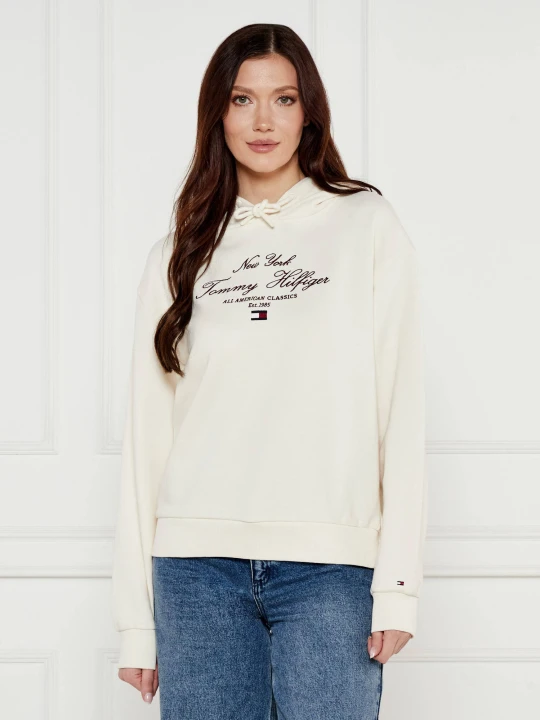 Zdjęcie produktu Tommy Hilfiger Bluza Modern Script Graphic | Regular Fit ecru